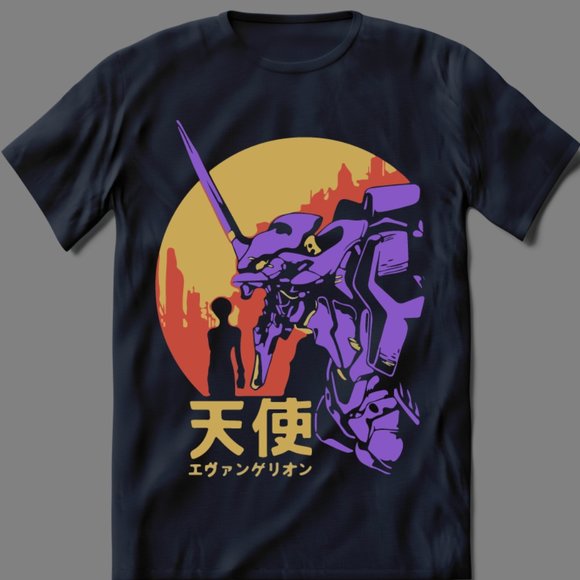 NEON ANIME POP ART QUALITY SHIRT - Picture 1 of 1